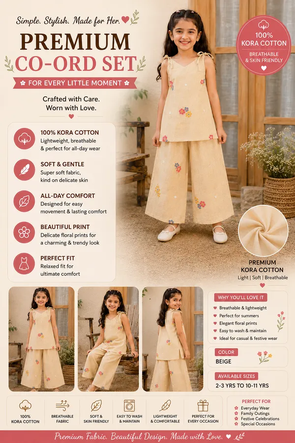 Girls_Beige_Embroidered_Top_and_Palazzo_Set_|_Tie-Up_Shoulder_Strap_V-Neck_Floral_Co-ord_Set_for_Kids