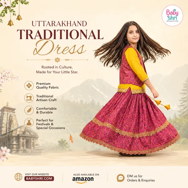 Baby_Shri_Luxury_Uttarakhandi_Traditional_Dress_For_Girls_|_Premium_Pahadi_Kumaoni_Garhwali_Cultural_Costume_|_Rani_Pink_And_Yellow_Ethnic_Wear_Fancy_Dress