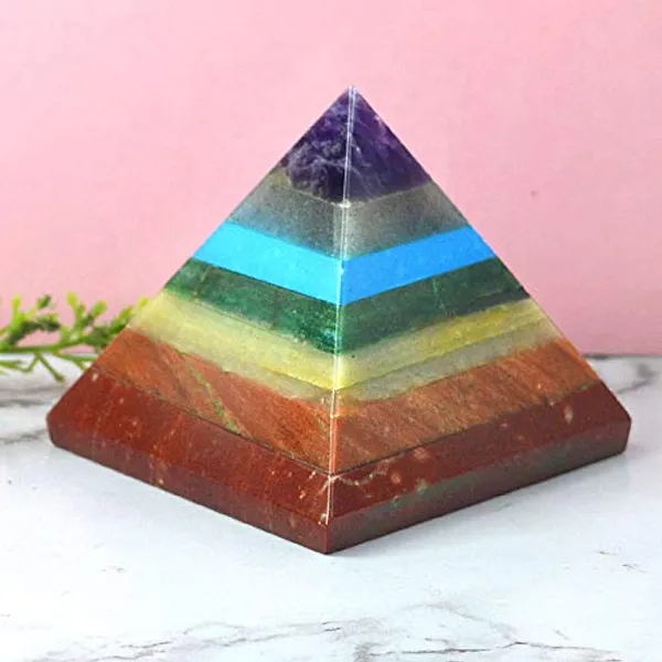 Handcrafted_Chakra_Pyramid_-_Multi-Layered_Resin_Energy_Healing_Decor_(50Mm)