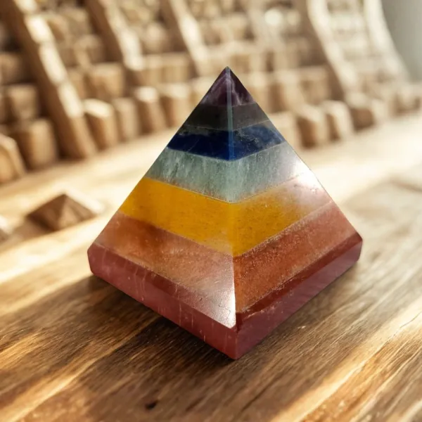 Handcrafted_Chakra_Pyramid_-_Multi-Layered_Resin_Energy_Healing_Decor_(50Mm)