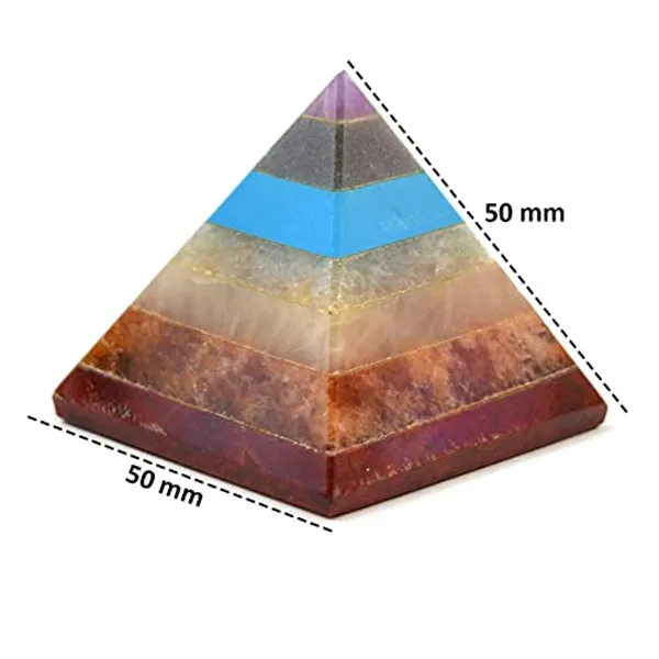 Handcrafted_Chakra_Pyramid_-_Multi-Layered_Resin_Energy_Healing_Decor_(50Mm)