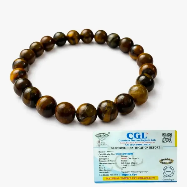 Tiger'S_Eye_Stone_Beaded_Bracelet_-_Courage_&_Protection