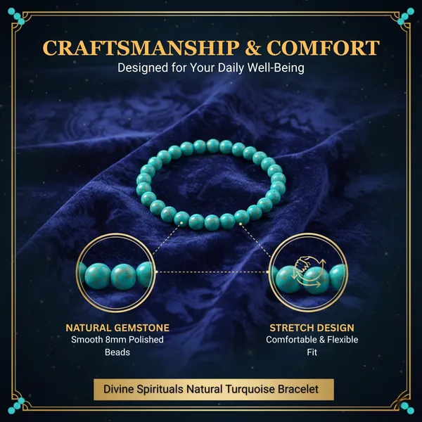 Divine_Spirituality_Natural_Turquoise_Bracelet_-_8Mm_Round_Beads_Crystal_Healing_Protection_&_Positive_Energy