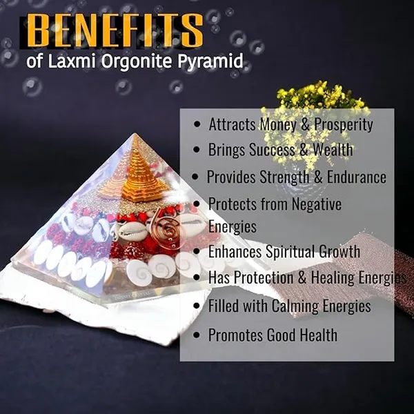 Orgone_Crystal_Pyramid_With_Shree_Yantra,_Copper,_Rudraksha,_And_Gemstones_-_Cleansed_&_Recharged