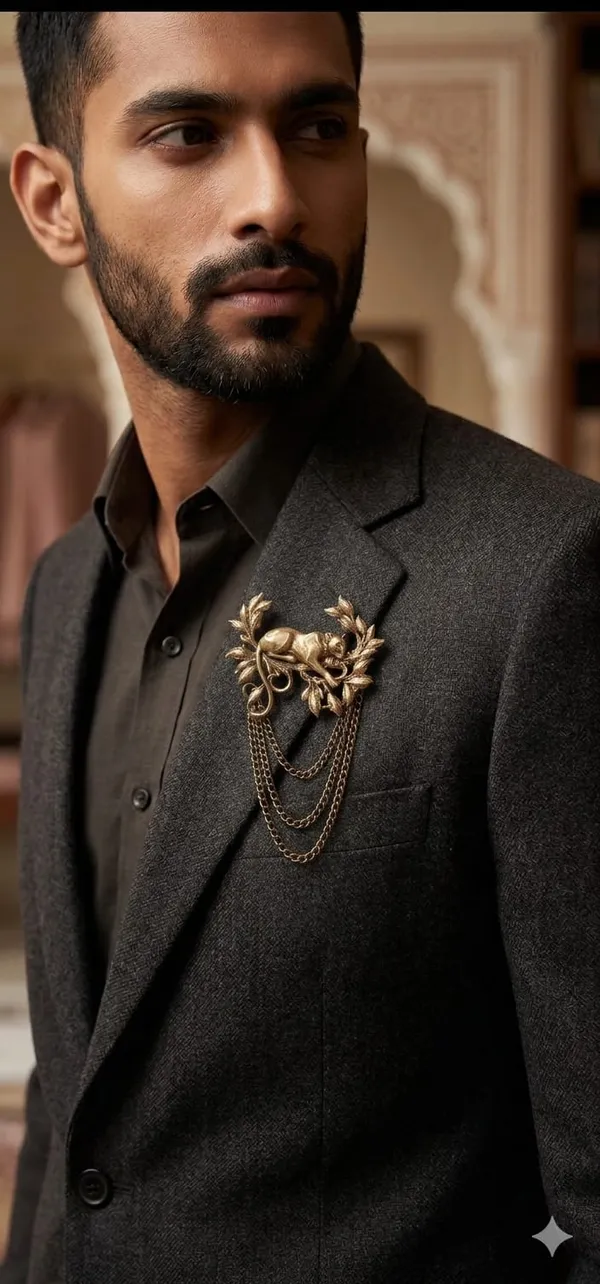 Antique_Gold_Lion_Cub_Brooch