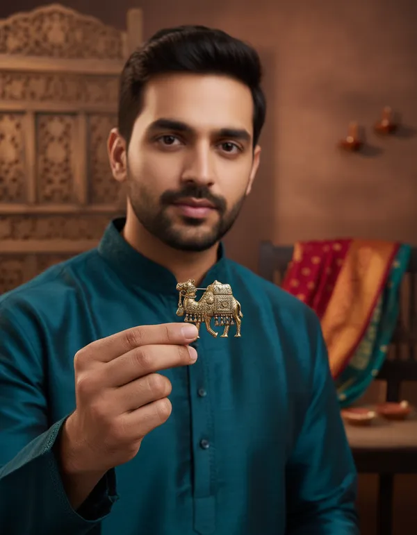 Antique_Gold_Camel_Brooch