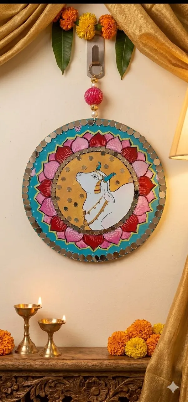 Pichwai_Cow_Print_Wooden_Wall_Hanging