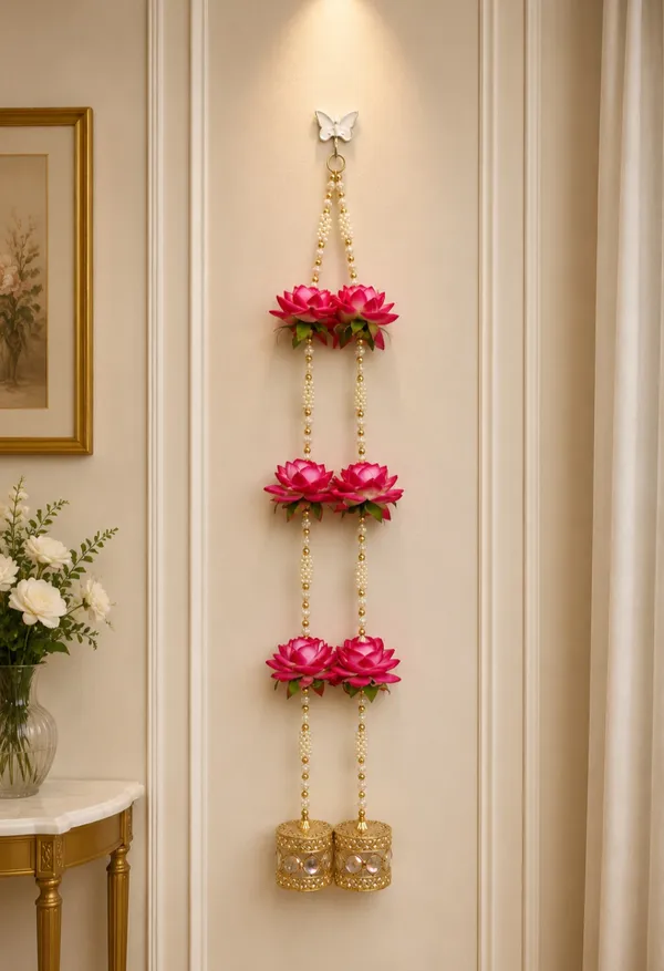 Red_Rose_Floral_Hangings_with_Light_-_40_Inches