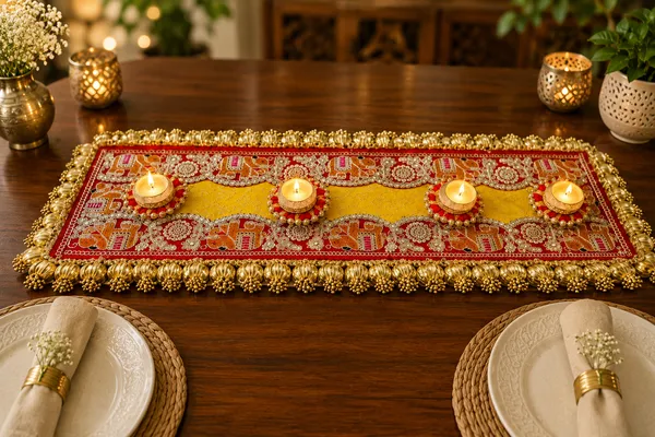 Royal_Elephant_Tealight_Table_Runner__9_inch_x_27_inch