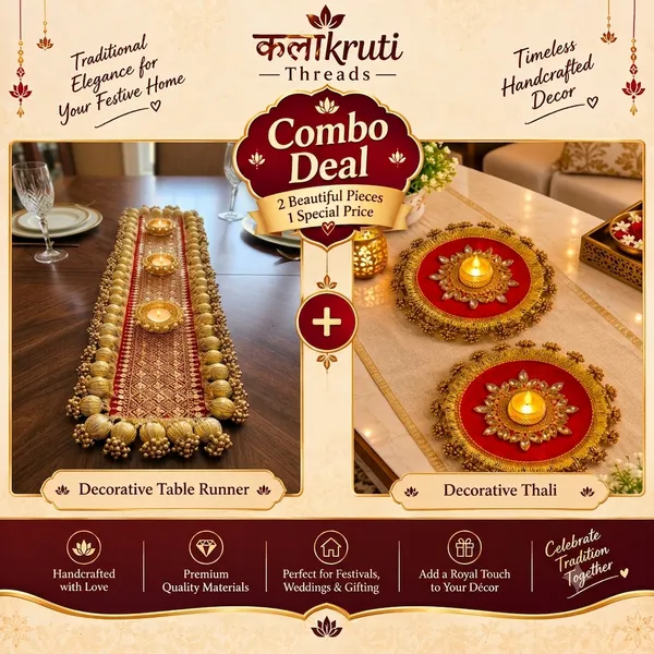 Traditional_Red_Table_Runner_(size_21_inches)_with_2_Red_Traditional_Tealight_Holders(size_-8_inches)