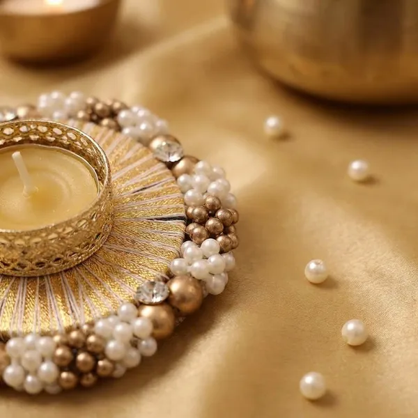 Golden_Tealight_Candle_Holders_With_Pearl_Detailing_-_Set_Of_2