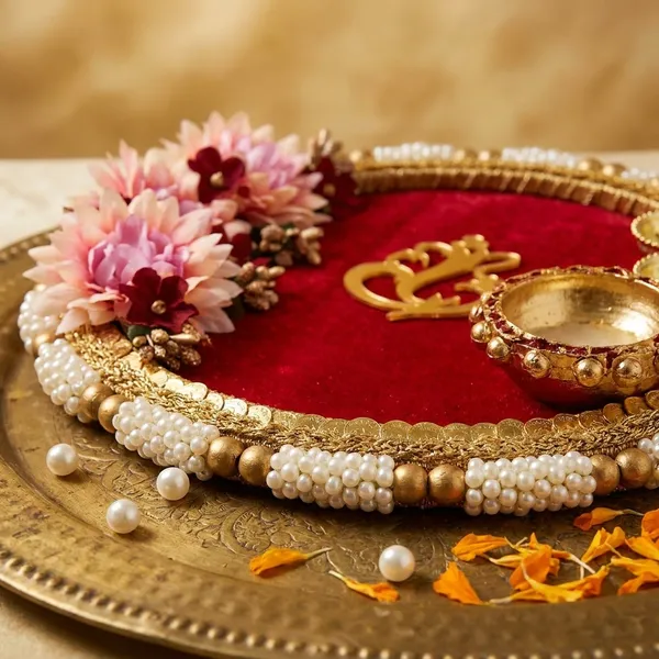 Decorative_Pooja_Thali_With_Ganesha_Motif_And_Traditional_Accessories._Size_-9_Inches