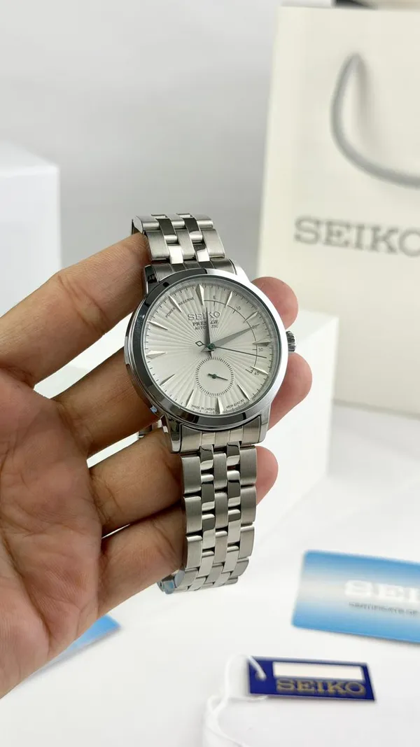 Seiko_Presage_Automatic_Silver_Dial_Stainless_Steel_Men's_Watch
