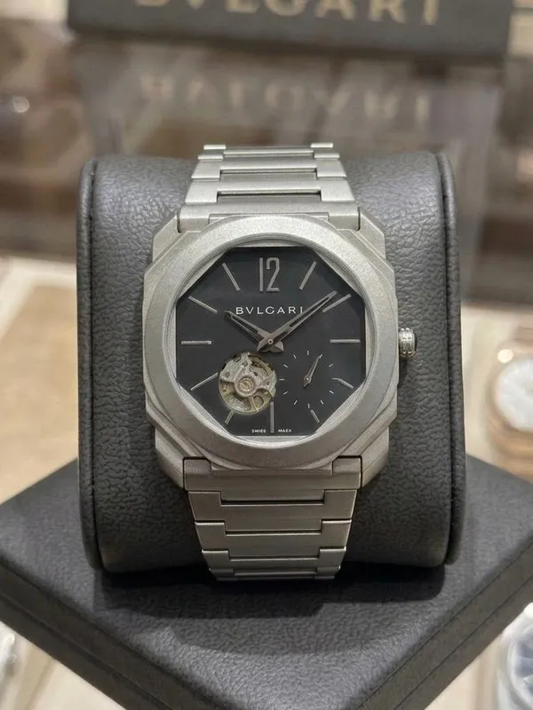 Premium_Stainless_Steel_And_Mineral_Glass_Bulgari_Octo_Finissimo_Automatic_Watch