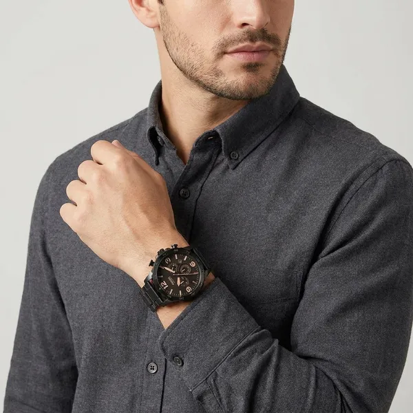 Fossil_Black_Stainless_Steel_Chronograph_Watch