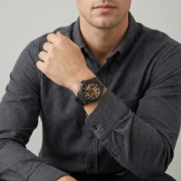 Fossil_Automatic_Skeleton_Dial_Black_Metal_Watch