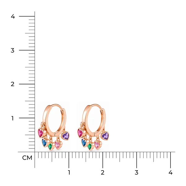 Gold_Tone_Multicolour_Heart_Charm_Hoop_Earrings_For_Women