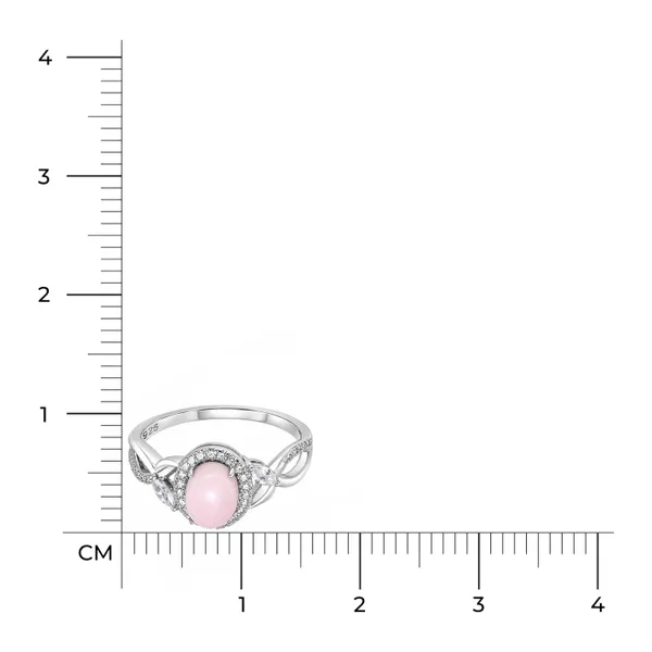925_Silver_Oval_Pink_Stonequeen_Conch_Ring_For_Women