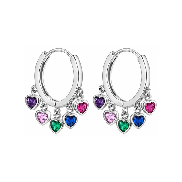 Silver-Tone_Multicolour_Heart_Charm_Hoop_Earrings
