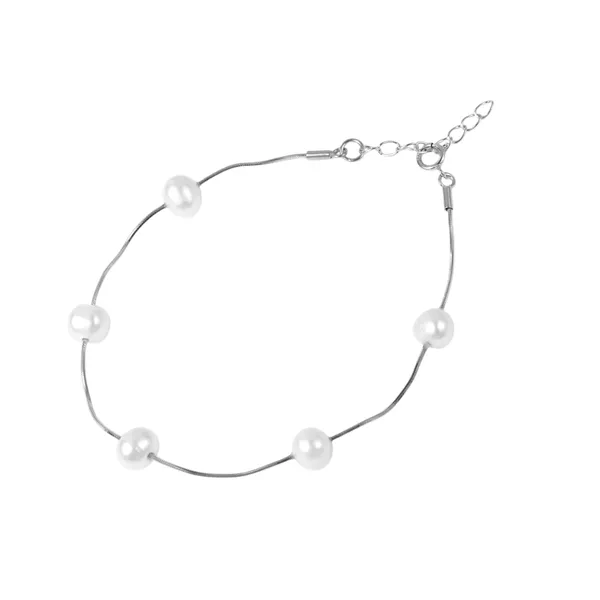 White_Pearl_Beaded_Bracelet_For_Women