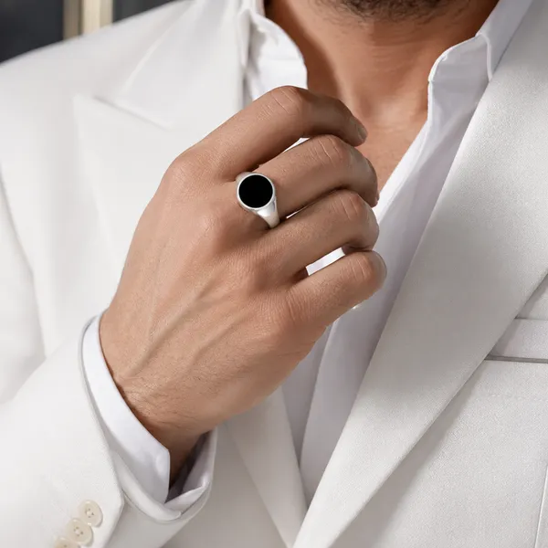 Silver_Tone_Black_Oval_Statement_Ring_For_Men