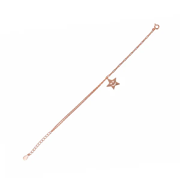 Rose_Gold_Star_Charm_Bracelet_For_Women