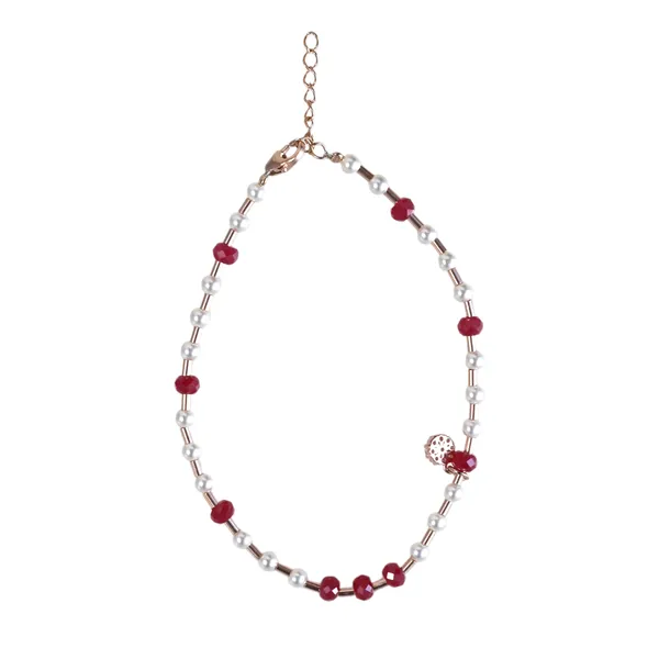Red_Beaded_Charm_Bracelet_For_Women