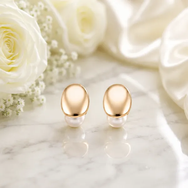 Gold_Tone_Pearl_Drop_Earrings_For_Women