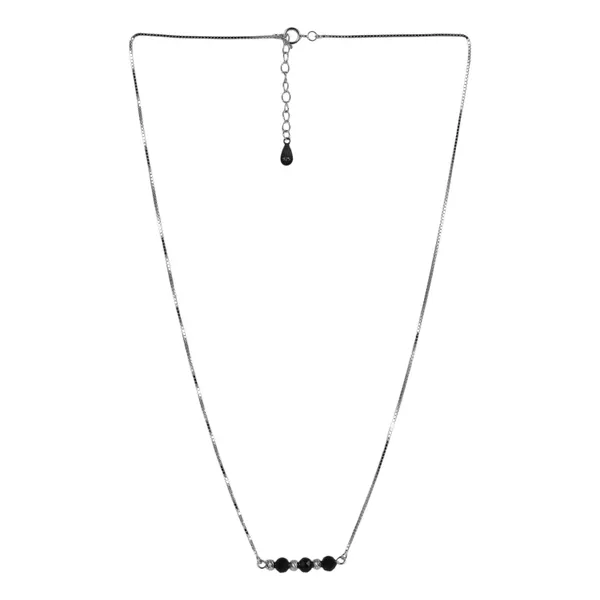 Silver_Tone_Beaded_Pendant_Necklace_For_Women