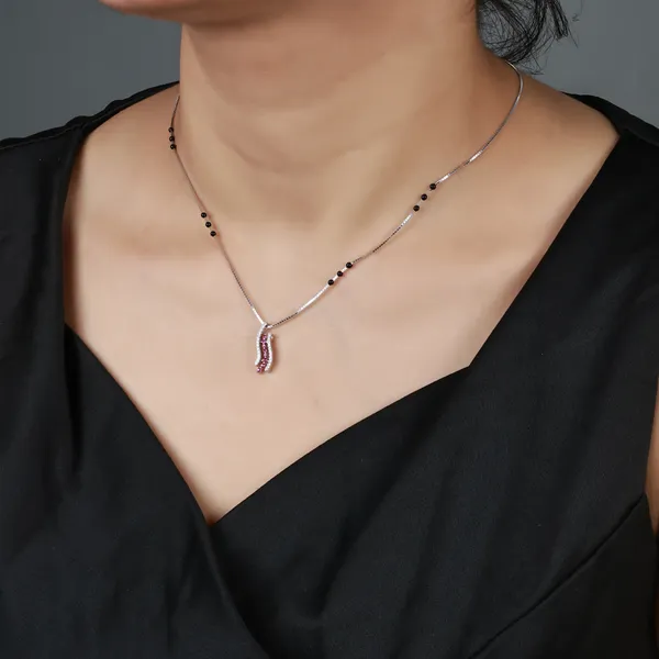 Silver-Tone_Pink_Stone_Mangalsutra_Necklace_For_Women