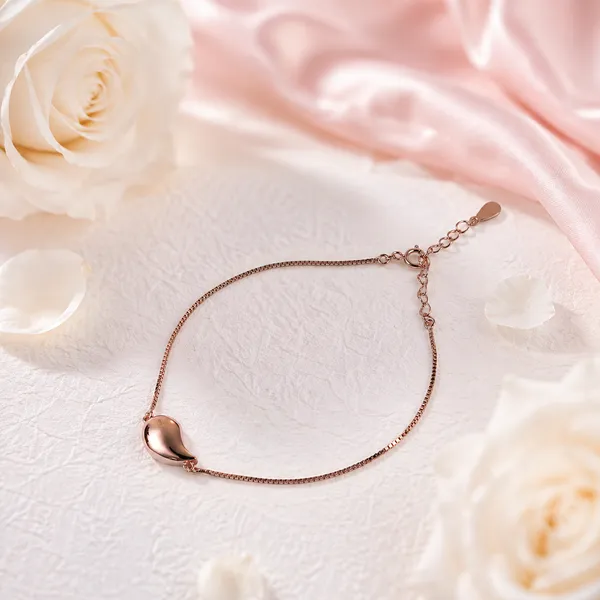 Rose_Gold_Heart_Charm_Bracelet_For_Women