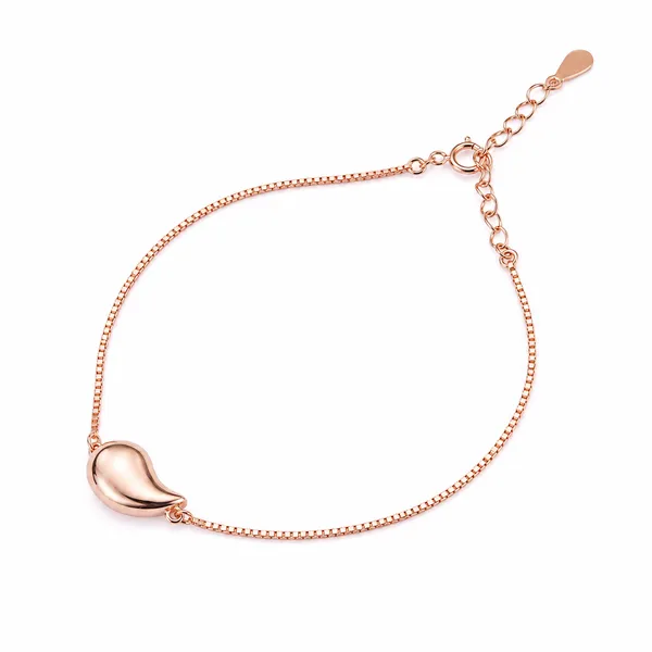 Rose_Gold_Heart_Charm_Bracelet_For_Women