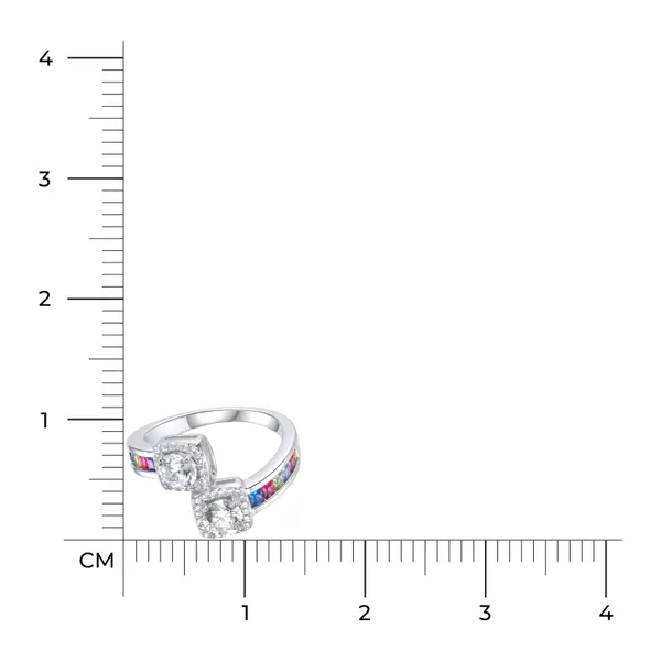 Silver_Tone_Multicolor_Stone_Ring_For_Women