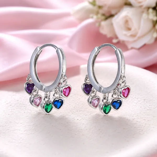 Silver-Tone_Multicolour_Heart_Charm_Hoop_Earrings