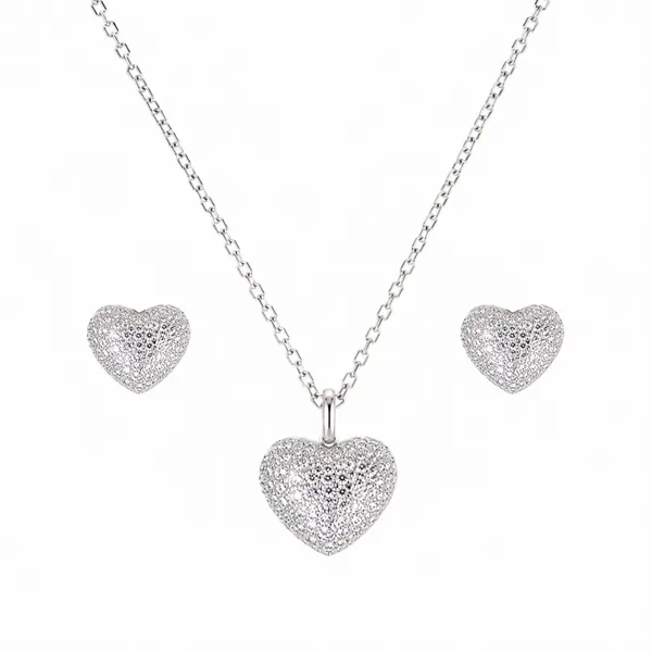 Silver-Tone_Heart_Jewellery_Set_For_Women