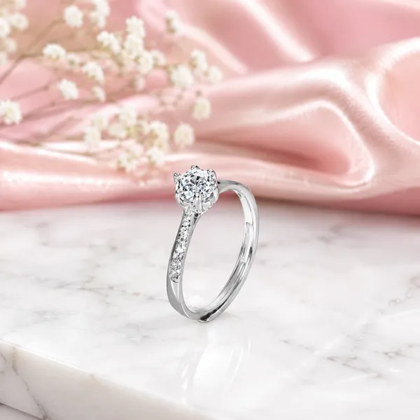 Silver_Tone_Solitaire_Ring_For_Women