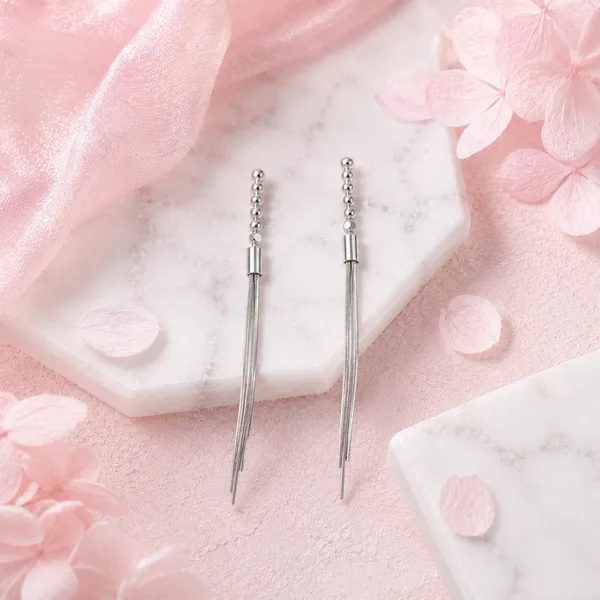 Silver_Tone_Chain_Tassel_Drop_Earrings_For_Women