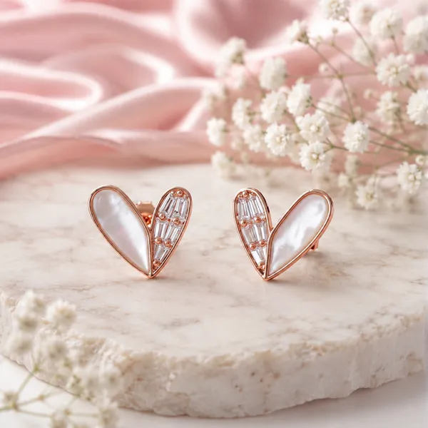 Rose_Gold_Pearl_And_Crystal_Stud_Earrings_For_Women