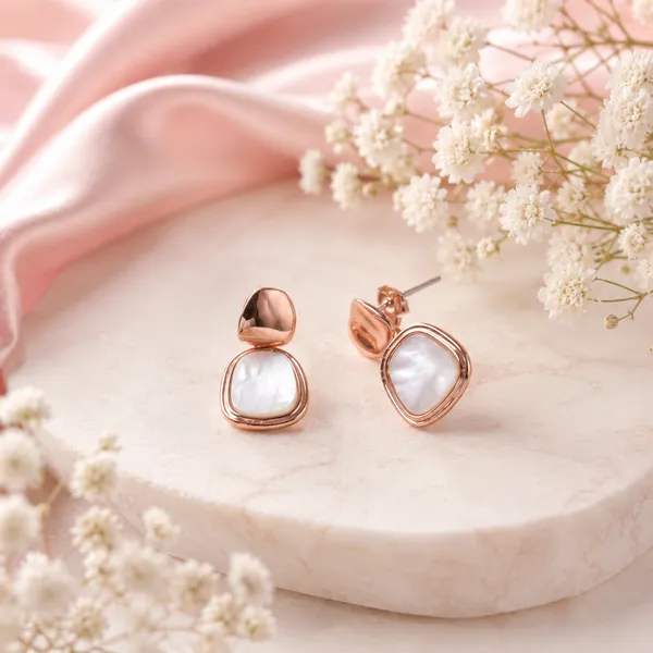 Rose_Gold_Tone_Geometric_Drop_Earrings_For_Women