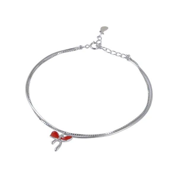 Silver_Butterfly_Charm_Anklet_For_Women