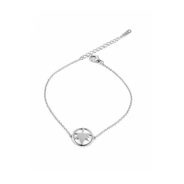 Silver_Tone_Star_Charm_Bracelet_For_Women