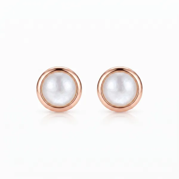 Rose_Gold_Pearl_Stud_Earrings_For_Women