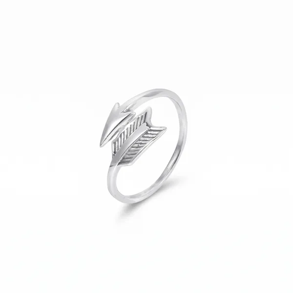 Silver_Arrow_Design_Ring_For_Women_Free_Size