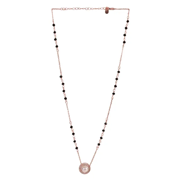 Rose_Gold_Pearl_Pendant_Black_Beaded_Necklace_For_Women