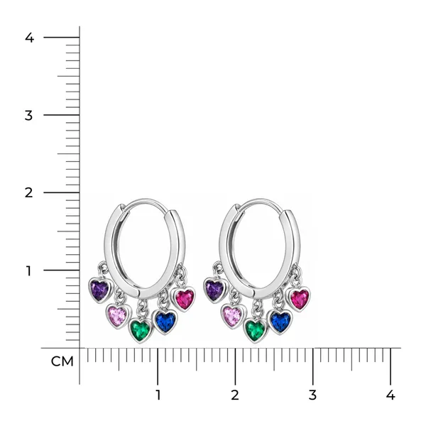 Silver-Tone_Multicolour_Heart_Charm_Hoop_Earrings
