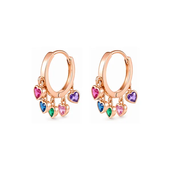Gold_Tone_Multicolour_Heart_Charm_Hoop_Earrings_For_Women
