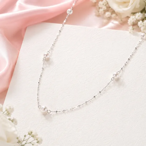 Silver_Pearl_Beaded_Necklace_For_Women