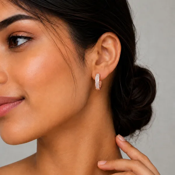Rose_Gold_Tone_Pav茅_Hoop_Earrings_For_Women