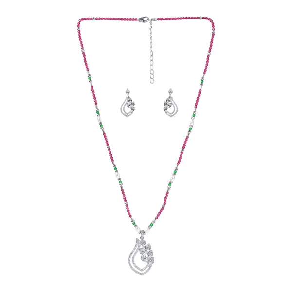 Multicolor_Beaded_Pendant_Jewellery_Set_For_Women