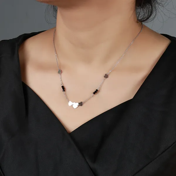 Silver_Tone_Beaded_Butterfly_Necklace_For_Women